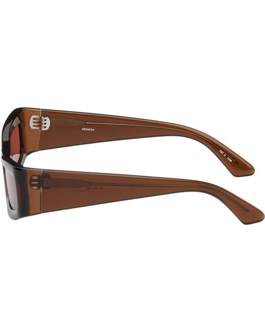 Entire studios Black Atheric Sunglasses for men