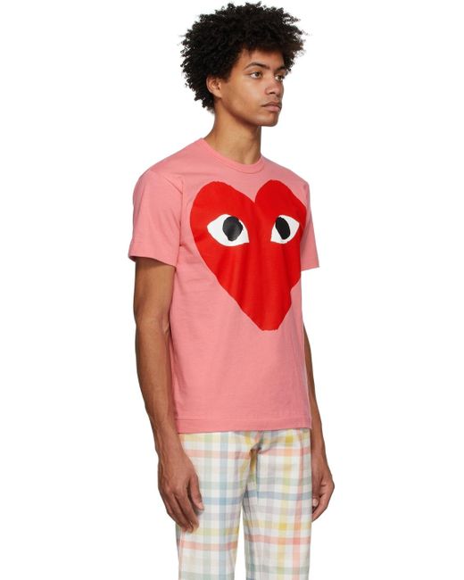 COMME DES GARÇONS PLAY Red Big Heart T-Shirt for men