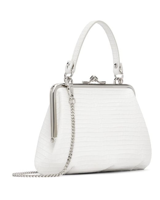 Vivienne Westwood White Granny Frame Bag