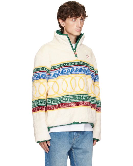 White fur pullover hotsell