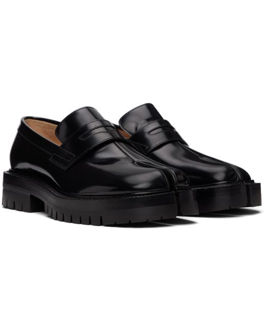 Maison Margiela Black Tabi Loafers