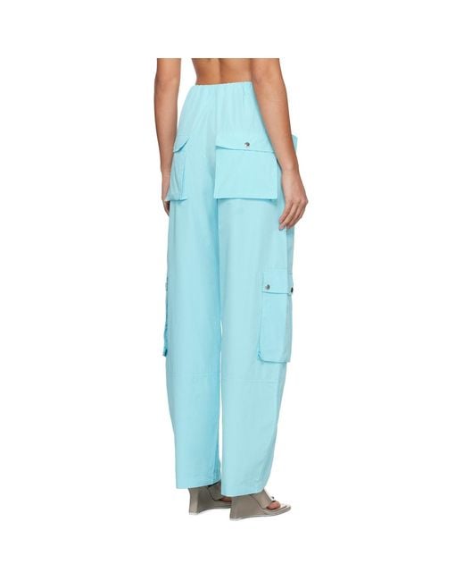 Paris Georgia Blue Elevated Cargo Pants