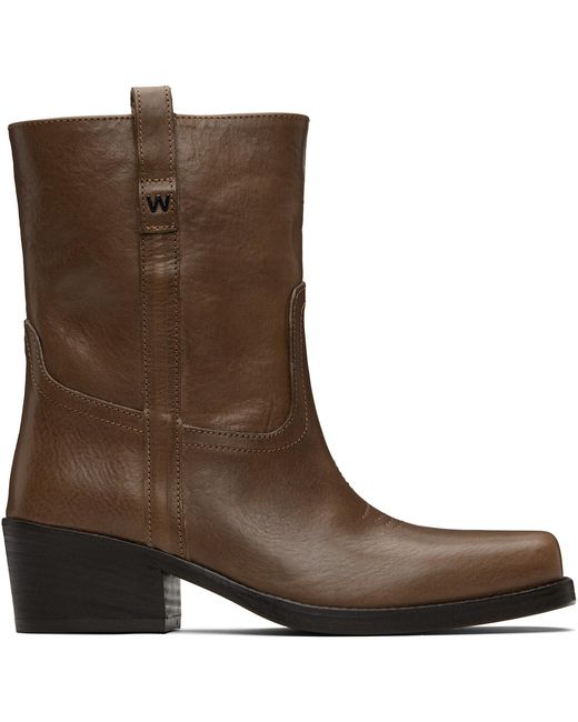 Weekend by Maxmara Brown Ranch Boots