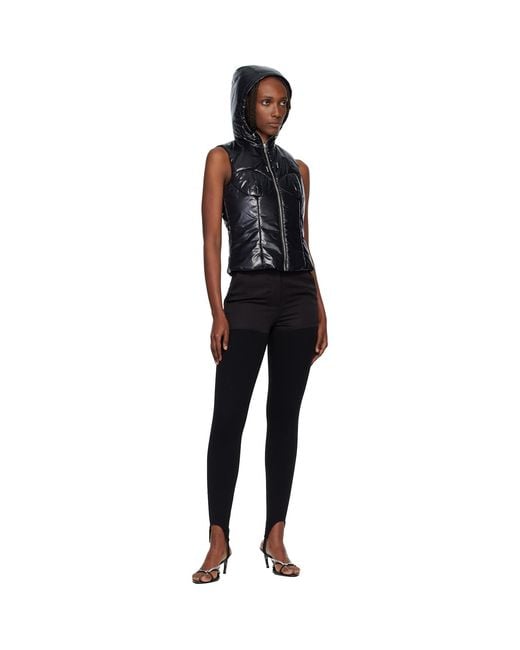 Coperni Black Hybrid Rib Trousers
