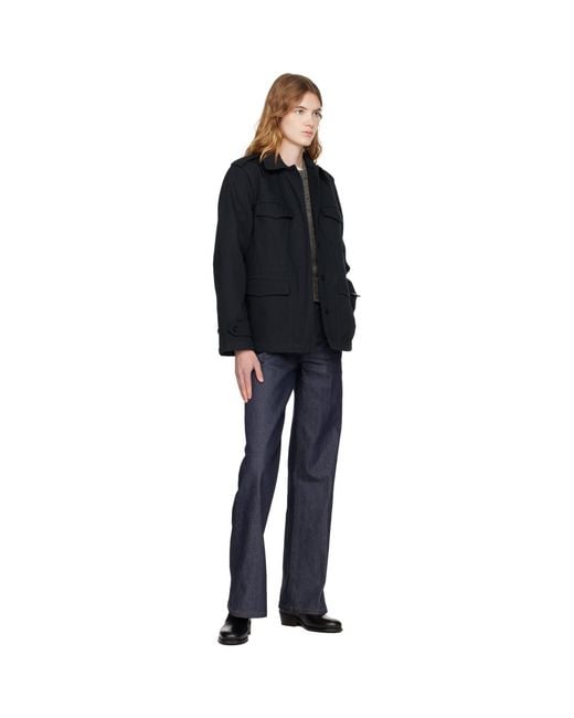 A.P.C. Black Belted Jacket