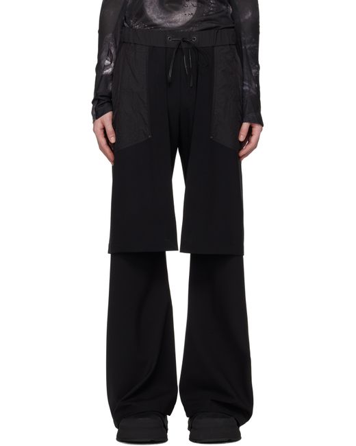 CARNET ARCHIVE Black Skirt Trousers for men