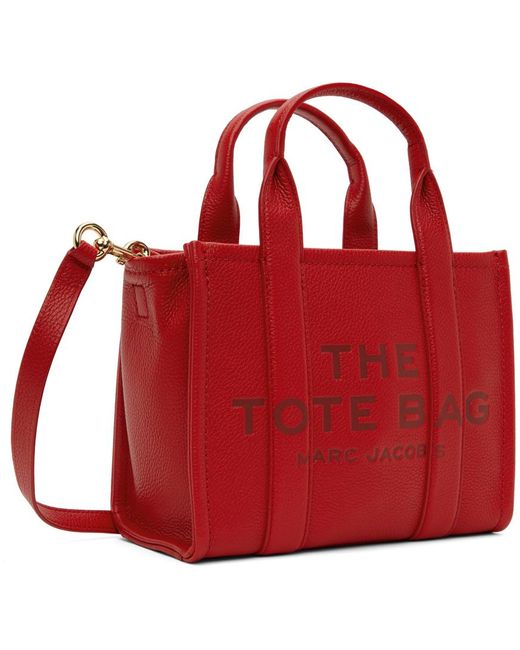 Marc Jacobs Red 'the Leather Small Tote Bag' Tote