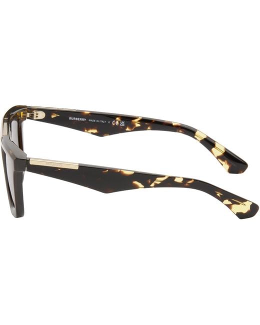 Burberry Gray Classic Rectangular Sunglasses for men