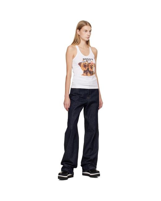 Stella McCartney Multicolor Jeff Koons Edition 'Doggy Style' Tank Top