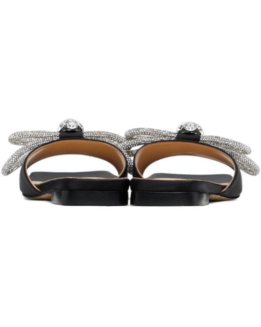 Gucci crystal shop bow sandals