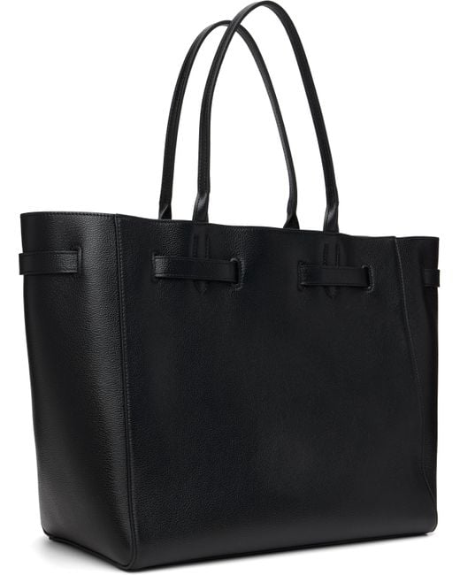 Tom Ford Black Grain Leather Large Tote