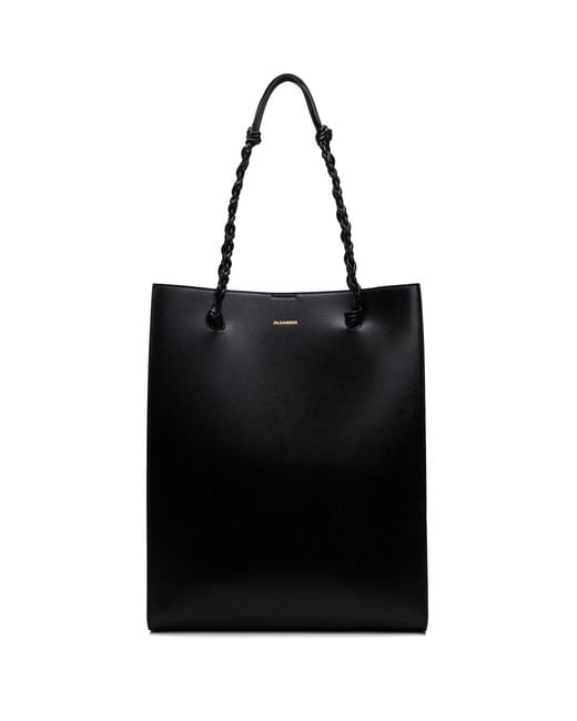 Jil Sander Black Tangle Tote