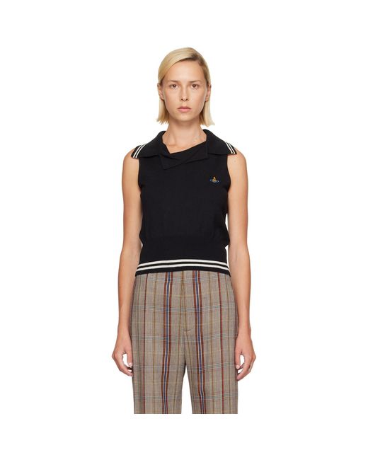 Vivienne Westwood Black Doubletake Top