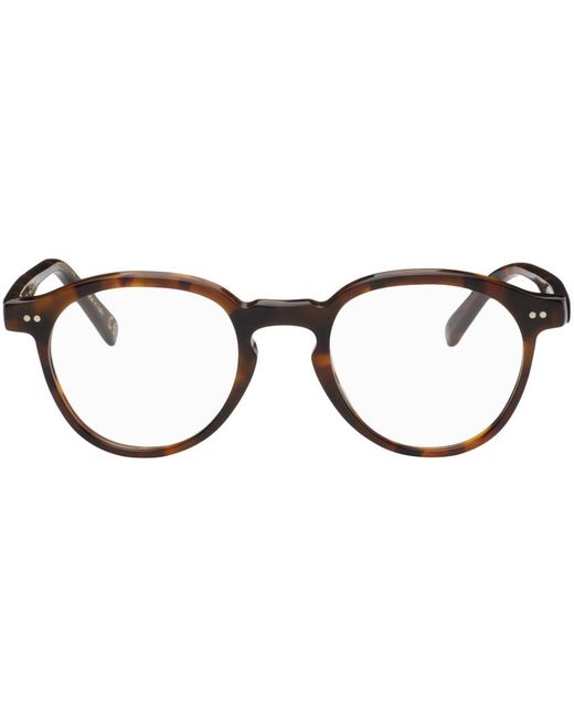 Retrosuperfuture Black Tortoiseshell 'the Warhol' Glasses for men