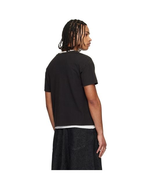 Lu'u Dan Black Thrash T-Shirt for men