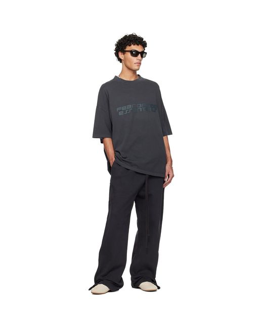 Fear Of God Black Holiday 90S T-Shirt for men