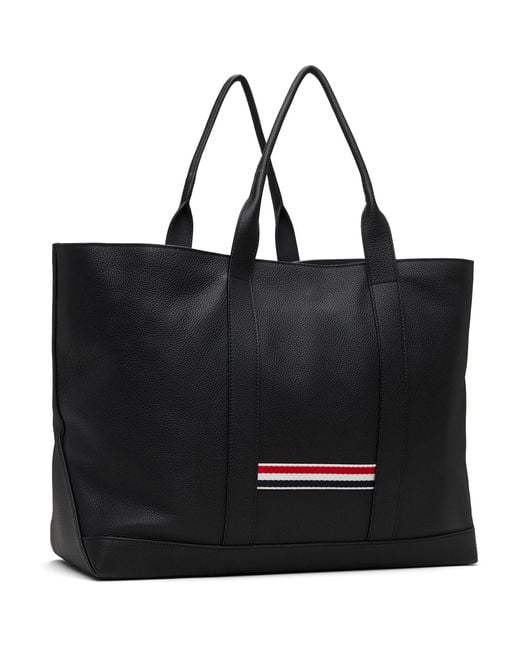 Thom Browne Black Medium Tool Tote for men