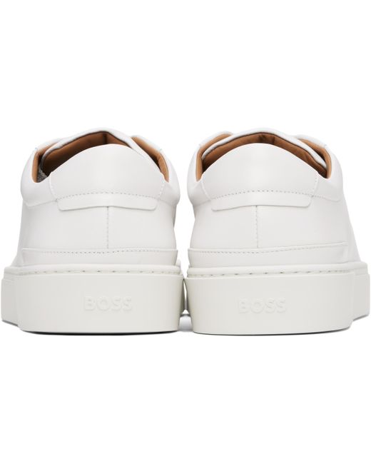 Boss Black Gary Leather Low-Top Sneakers for men