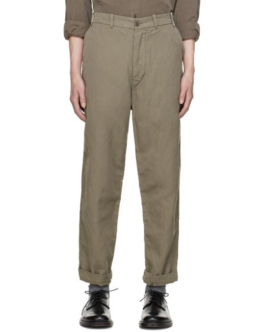 Casey Casey Natural Ah Trousers for men