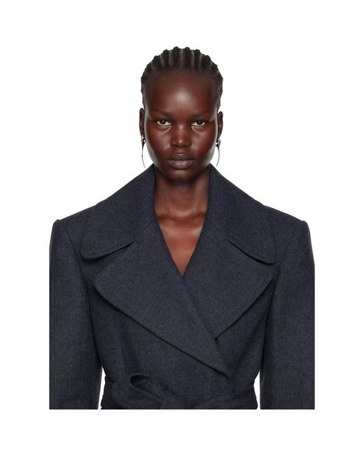 Givenchy Black Maple Seed Earrings