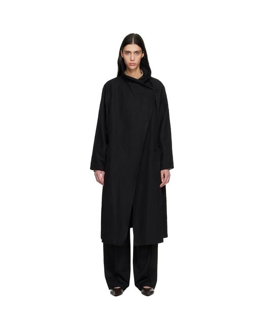 LE17SEPTEMBRE Black Sculptured Coat