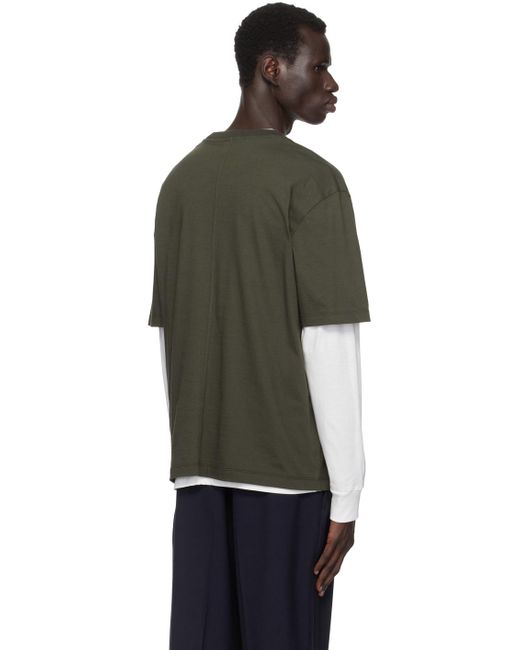 The Row Black Khaki Errigal T-Shirt for men