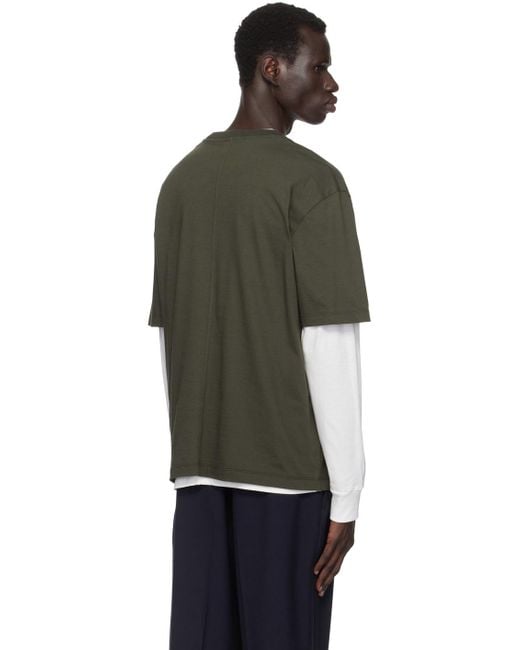 T-Shirt Errigal Kaki The Row pour homme en coloris Black