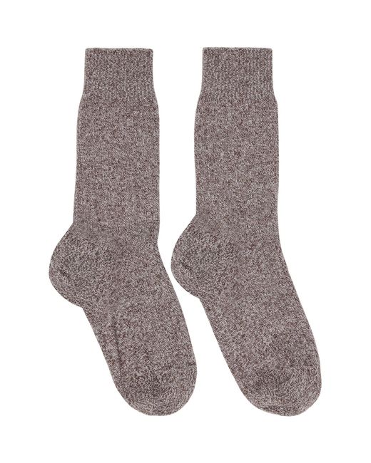 Baserange Green Three-Pack Rib Overankle Socks