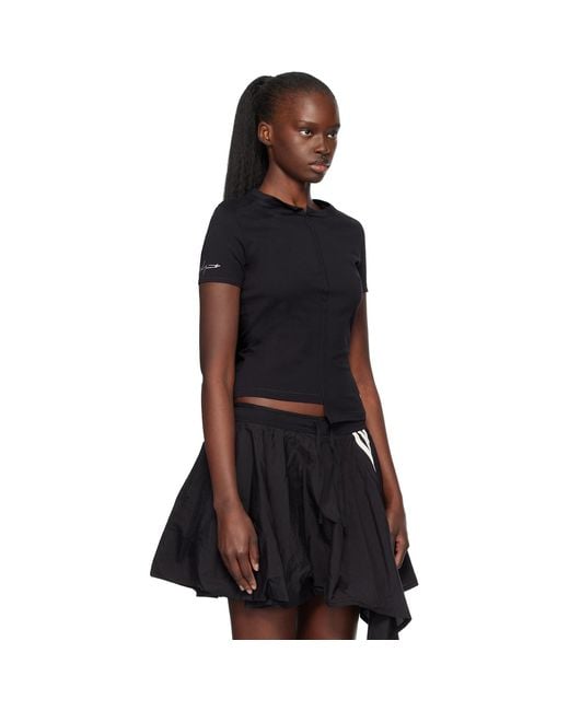 Y-3 Black Mercedes-Amg F1 Edition Fitted T-Shirt