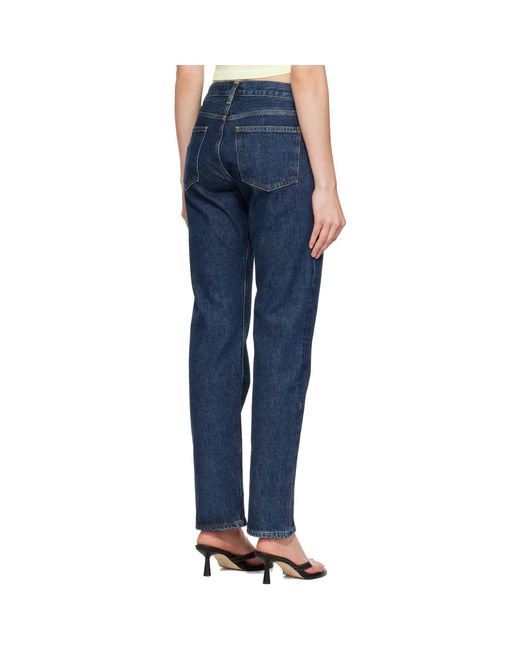 Agolde Blue Low Curve Jeans