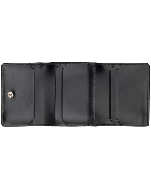 A.P.C. . Black Lois Compact Small Wallet for men