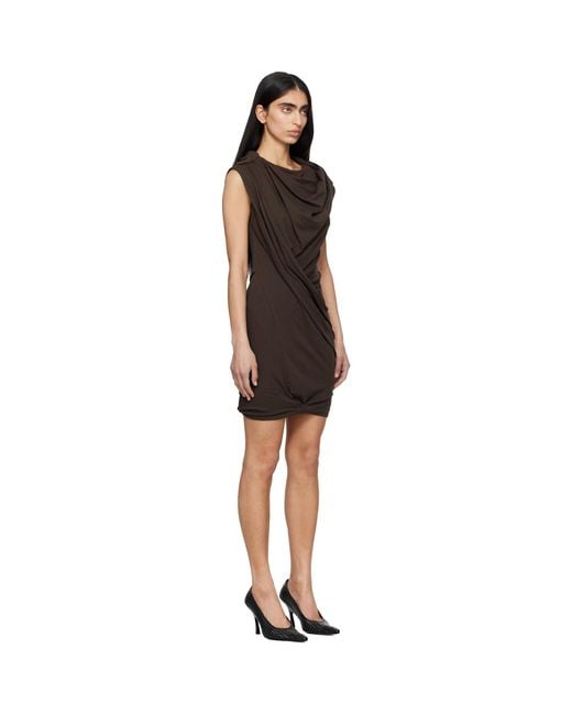 Entire studios Black Twist Minidress