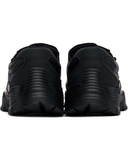 ANDERSSON BELL Black Trainer Diagonale Sneakers for men