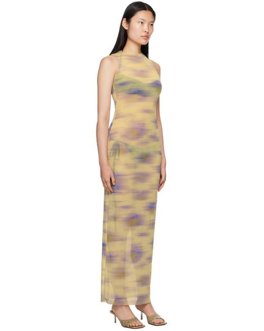 BINYA Black Saturno Maxi Dress