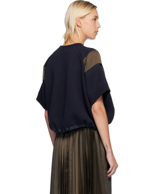 Sacai Blue Sponge Sweat Sweatshirt