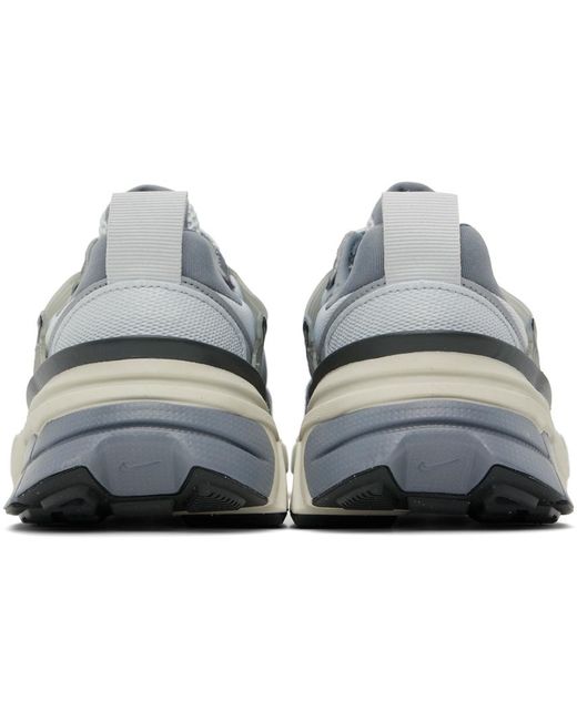 Nike Black Gunmetal V2K Run Sneakers