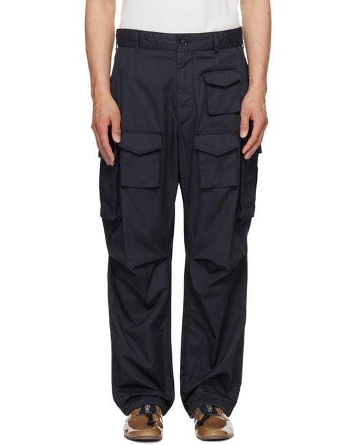 メンズ Engineered Garments ネイビー Fa カーゴパンツ Black