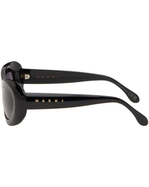 Marni Black Retrosuperfuture Edition Field Of Rushes Sunglasses for men