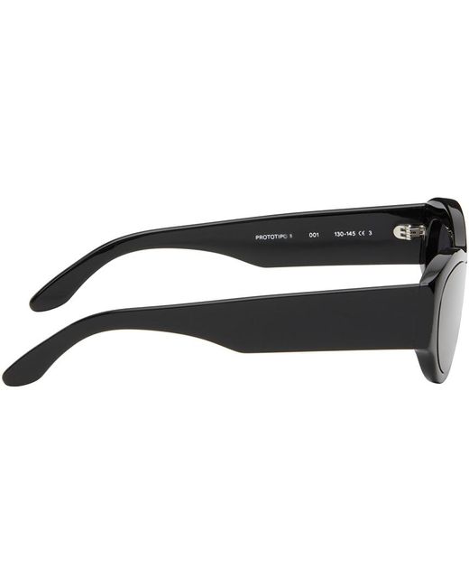 Sunnei Black Prototipo 5 Sunglasses for men
