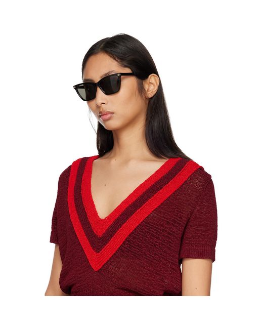Gucci Black Light Acetate Sunglasses