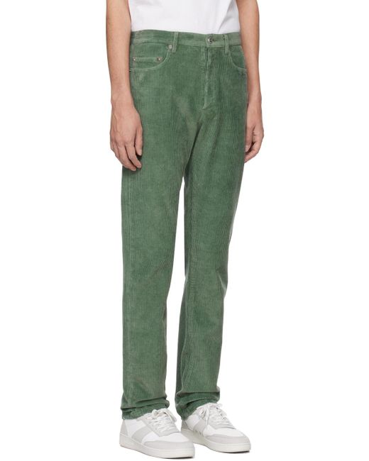 Pantalon vert A.P.C. pour homme en coloris Green