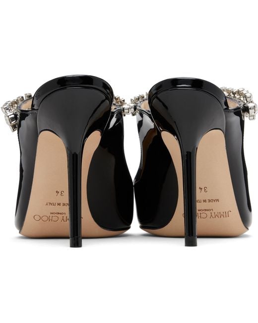 Jimmy Choo Black Bing 100 Mules