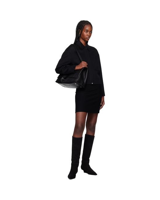 Max Mara Black Butterfly Miniskirt