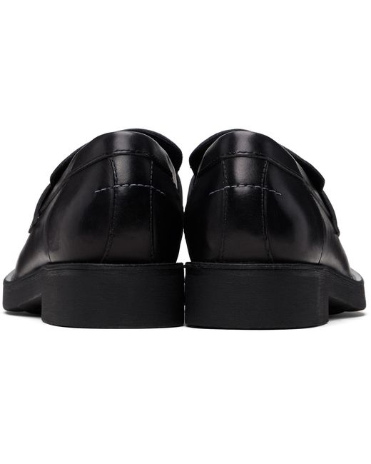MM6 by Maison Margiela Black City Biker Loafers for men