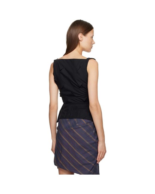 Vivienne Westwood Black Monday Vest Top