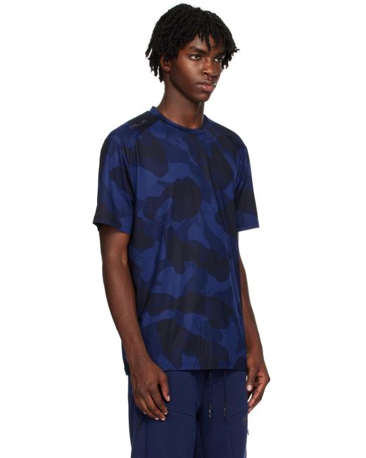 RLX Ralph Lauren Blue Bonded T-shirt for men