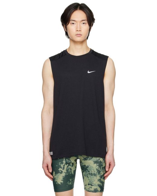 Nike Dri-fit Rise 365 Tank Top in Black for Men