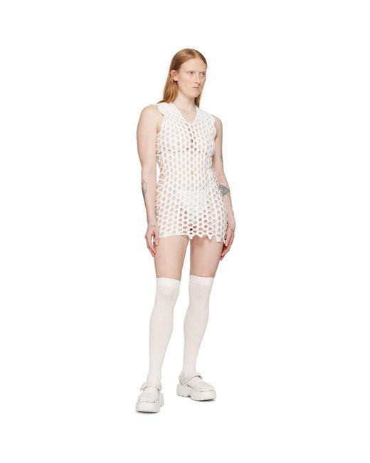 Sinéad O'Dwyer Black Squiggle Minidress