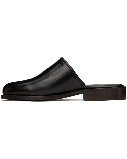 Lemaire Black Square Mules for men