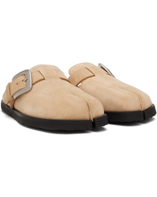 Maison Margiela Brown Tabi Daily Mule Loafers